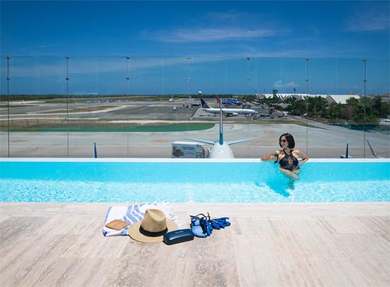 Aeroportos do mundo com piscina