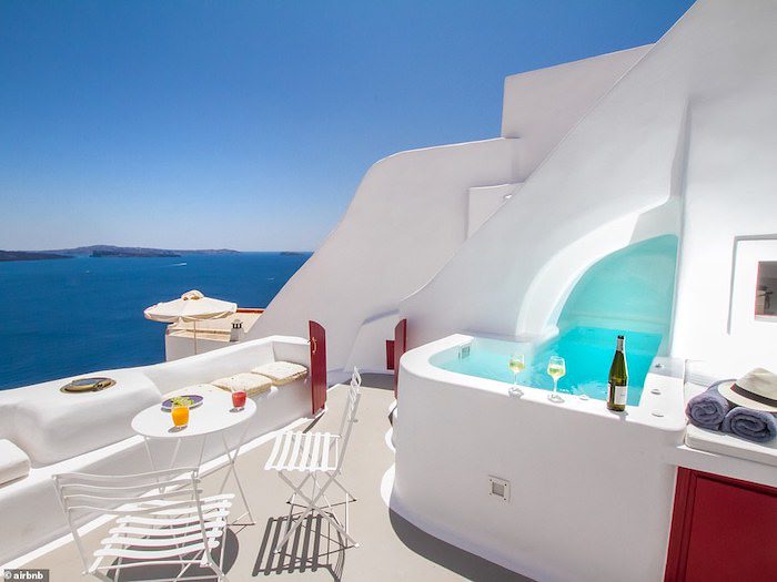 propriedades do Airbnb em Santorini
