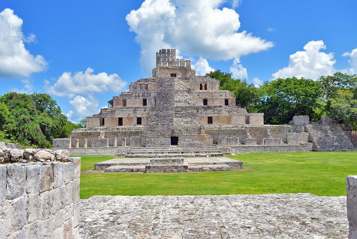 Ruínas maias do México e histórias 